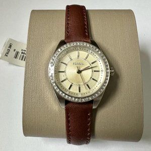 Fossil Brown Genuine Leather Strap BQ3146